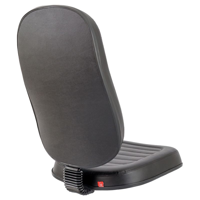 A/E CADEIRA PRESIDENTE BAIXA COURVIN PRETO COSTURA GOMADA C/LAMINA - MEU ESTOQUE GYN - Imagem 3