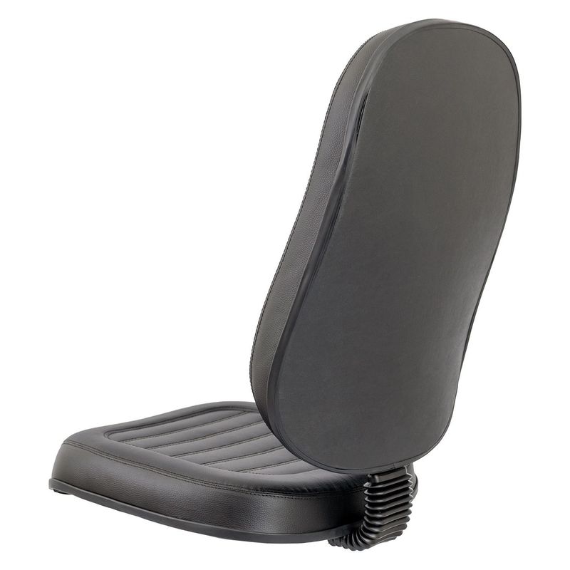 A/E CADEIRA PRESIDENTE BAIXA COURVIN PRETO COSTURA GOMADA C/LAMINA - MEU ESTOQUE GYN - Imagem 5