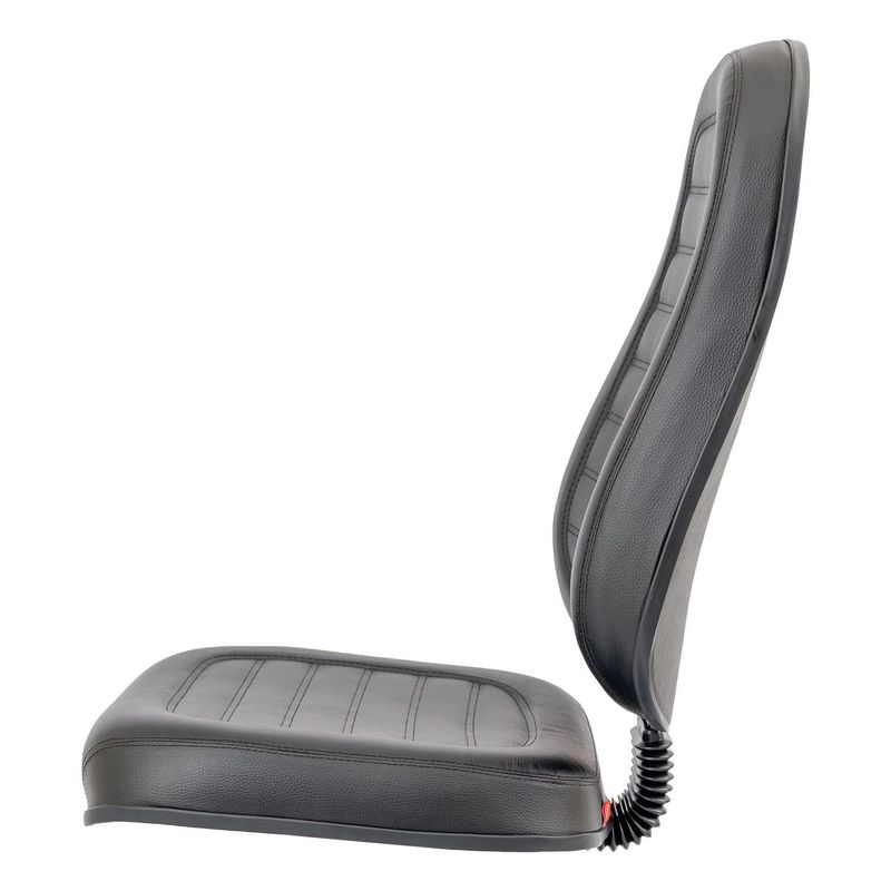 A/E CADEIRA PRESIDENTE BAIXA COURVIN PRETO COSTURA GOMADA C/LAMINA - MEU ESTOQUE GYN - Imagem 6