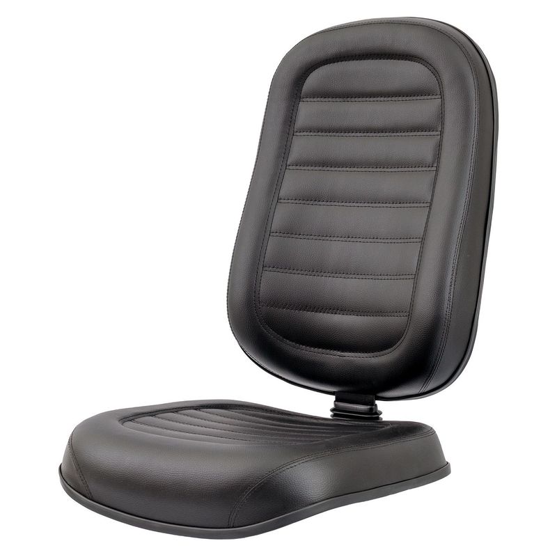 A/E CADEIRA PRESIDENTE BAIXA COURVIN PRETO COSTURA GOMADA C/LAMINA - MEU ESTOQUE GYN - Imagem 7