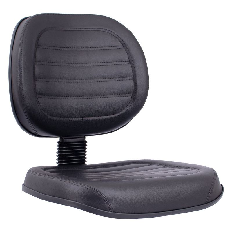 A/E CADEIRA EXECUTIVA C/LAMINA COURVIN PRETO COSTURA GOMADA 4091 - MEU ESTOQUE GYN