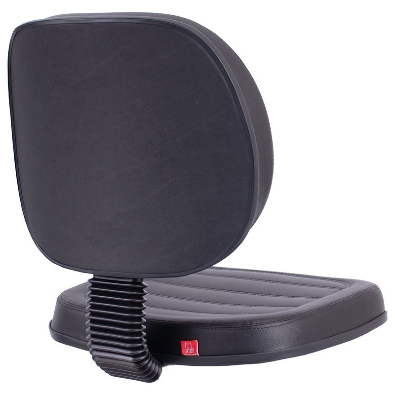 A/E CADEIRA EXECUTIVA C/LAMINA COURVIN PRETO COSTURA GOMADA 4091 - MEU ESTOQUE GYN - Imagem 3