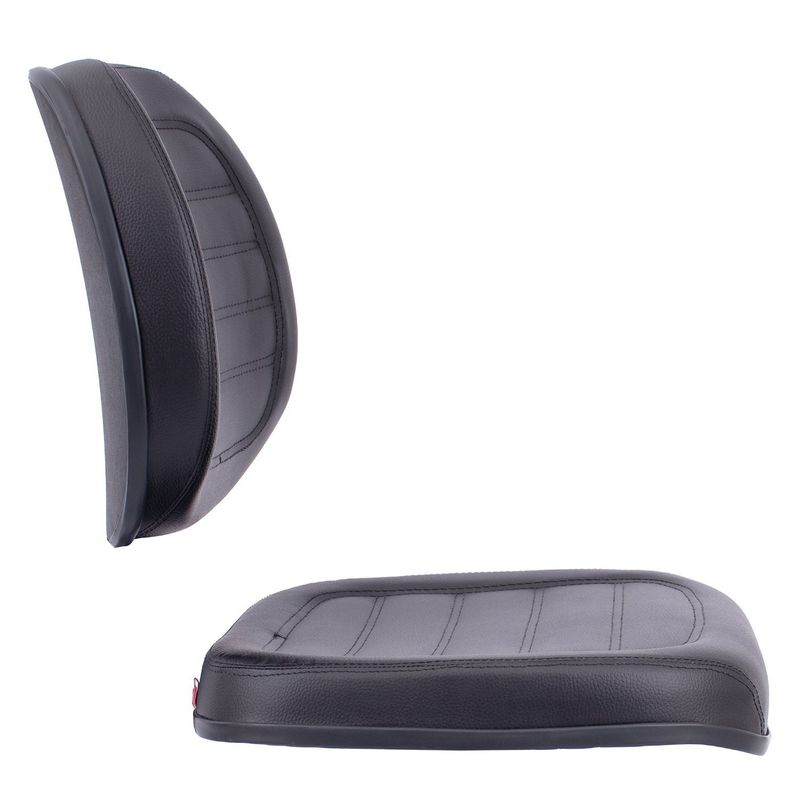 A/E CADEIRA EXECUTIVA S/LAMINA COURVIN PRETO COSTURA GOMADA - MEU ESTOQUE GYN - Imagem 2