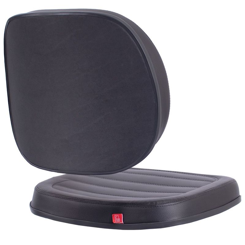 A/E CADEIRA EXECUTIVA S/LAMINA COURVIN PRETO COSTURA GOMADA - MEU ESTOQUE GYN - Imagem 3