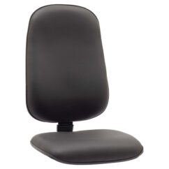 A/E CADEIRA PRESIDENTE BAIXA COURVIN PRETO LISA C/LAMINA - MEU ESTOQUE GYN