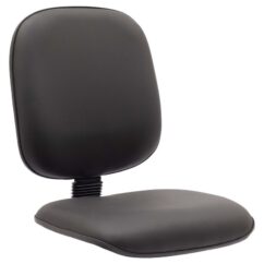 A/E CADEIRA DIRETOR C/LAMINA LISA COURVIN PRETO - MEU ESTOQUE GYN