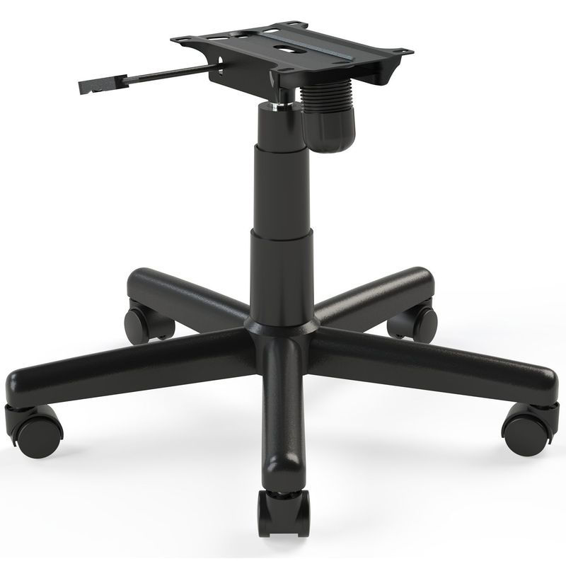 BASE DIRETOR GIRATÓRIA C/ RELAX PRETA - AMF - RODIZIO - PP - MEU ESTOQUE GYN