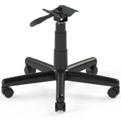 BASE DIRETOR GIRATÓRIA PRETA - AMF - RODIZIO - PP - MEU ESTOQUE GYN