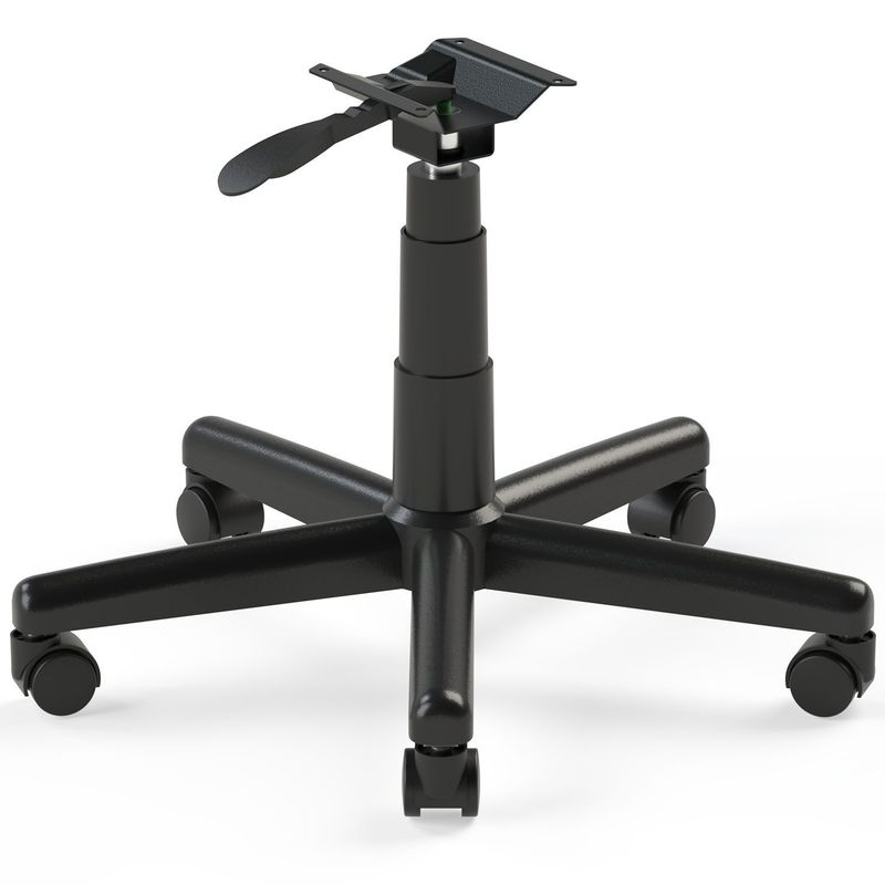 BASE DIRETOR GIRATÓRIA PRETA - AMF - RODIZIO - PP - MEU ESTOQUE GYN