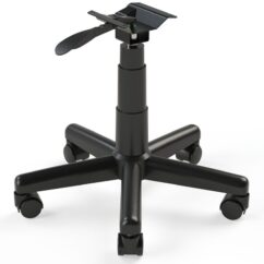 BASE EXECUTIVA GIRATÓRIA PRETA - AMF - RODIZIO - PP - DISTRIBUIÇÃO GOIÂNIA