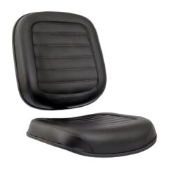 A/E CADEIRA DIRETOR  S/LÂMINA COSTURA GOMADA COURVIN PRETO - MEU ESTOQUE GYN