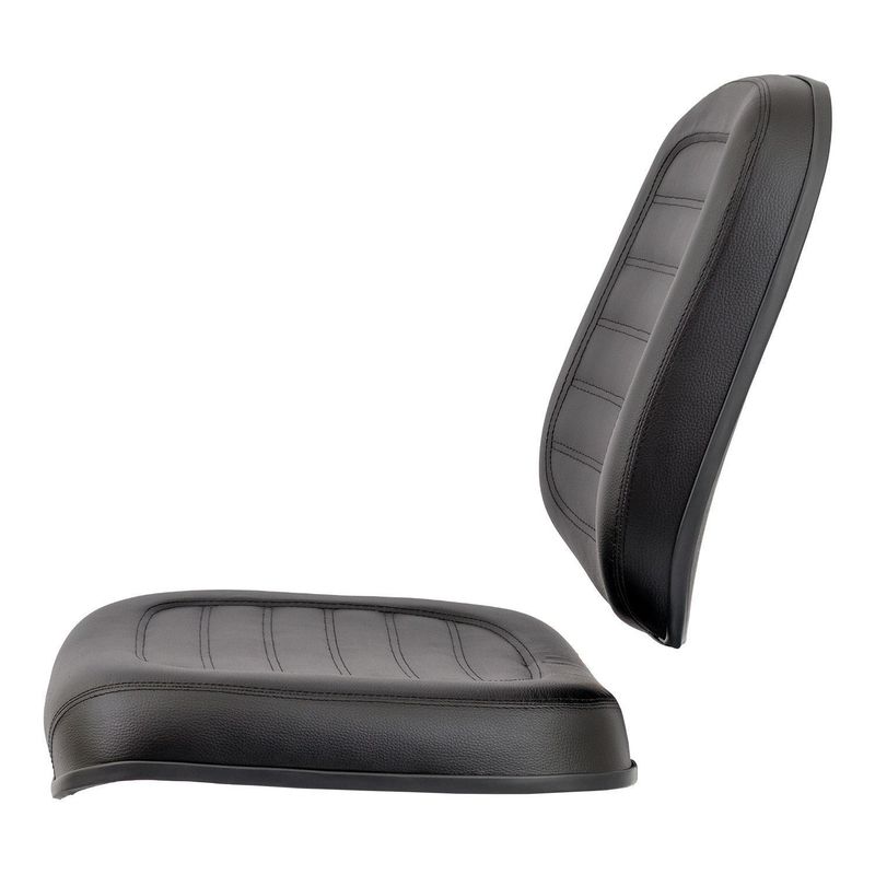 A/E CADEIRA DIRETOR S/LÂMINA COSTURA GOMADA COURVIN PRETO - MEU ESTOQUE GYN - Imagem 6