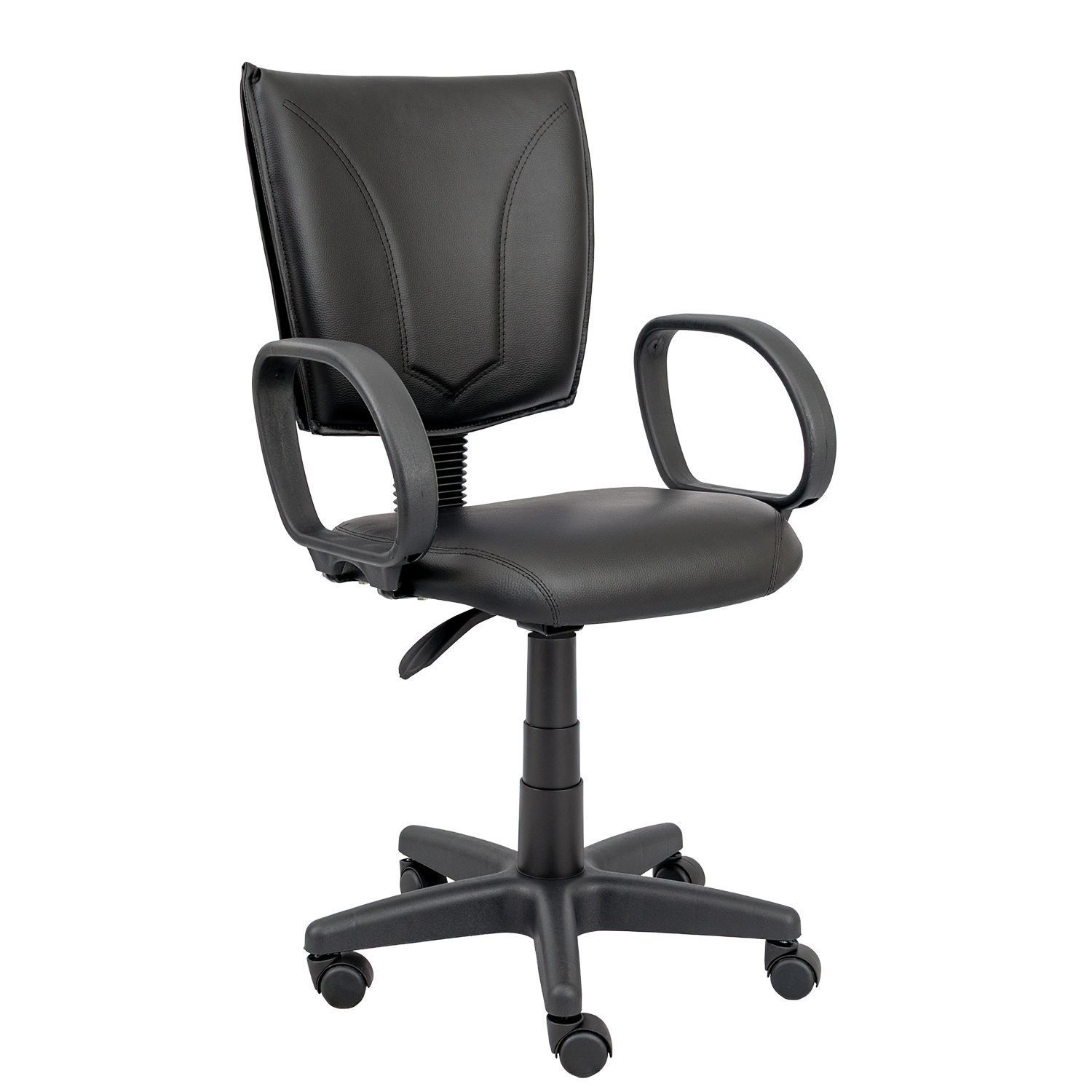 CADEIRA B-ONE COSTURADA BASE GIRATÓRIA RODÍZIO PP BRAÇO FIXO CORSA