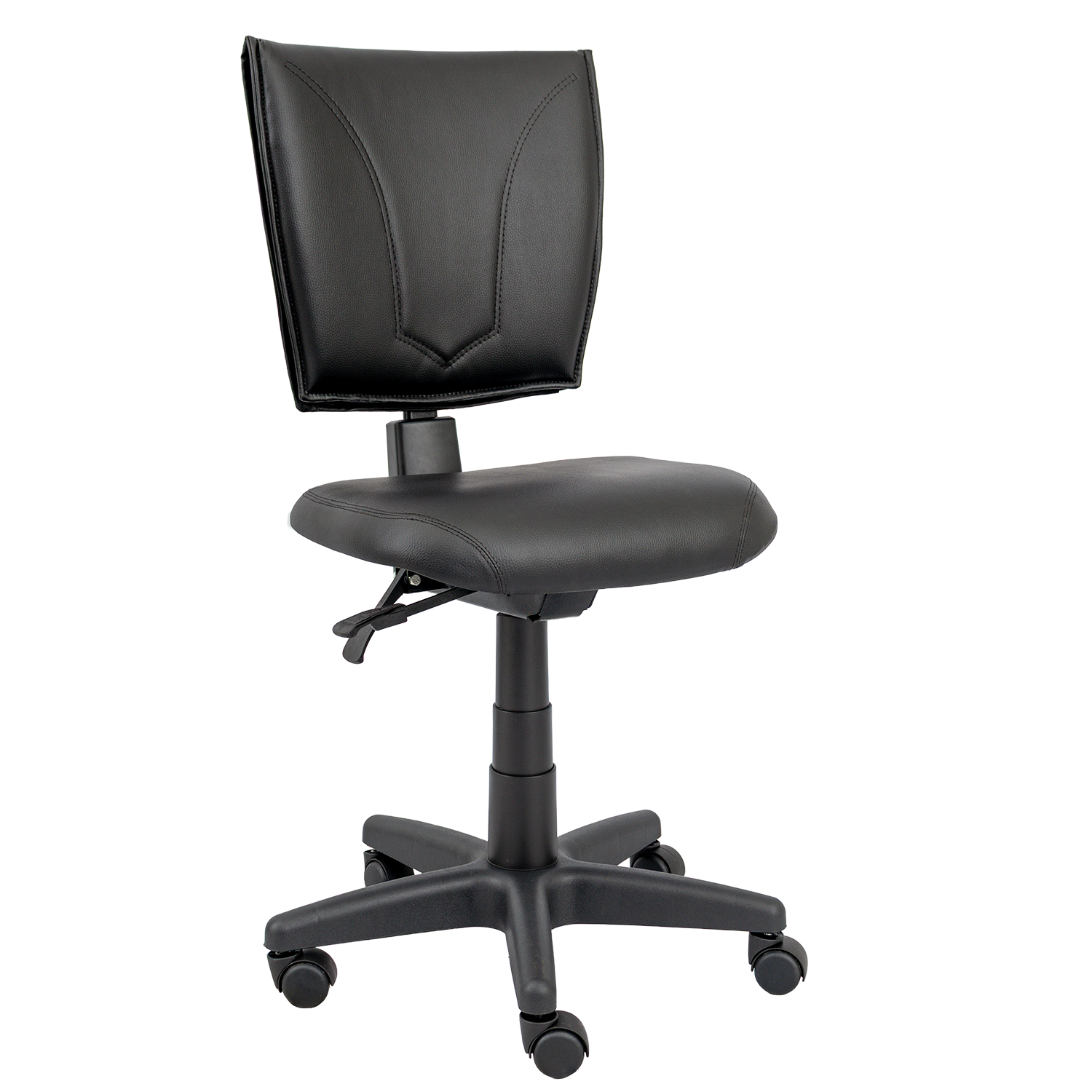 CADEIRA B-ONE COSTURADA BASE BACK-SYSTEM RODÍZIO PP SEM BRAÇO