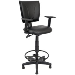 CADEIRA B-ONE COSTURADA BASE CAIXA C/ BACK-SYSTEM E SAPATA FIXA BRAÇO DIGITADOR SIX