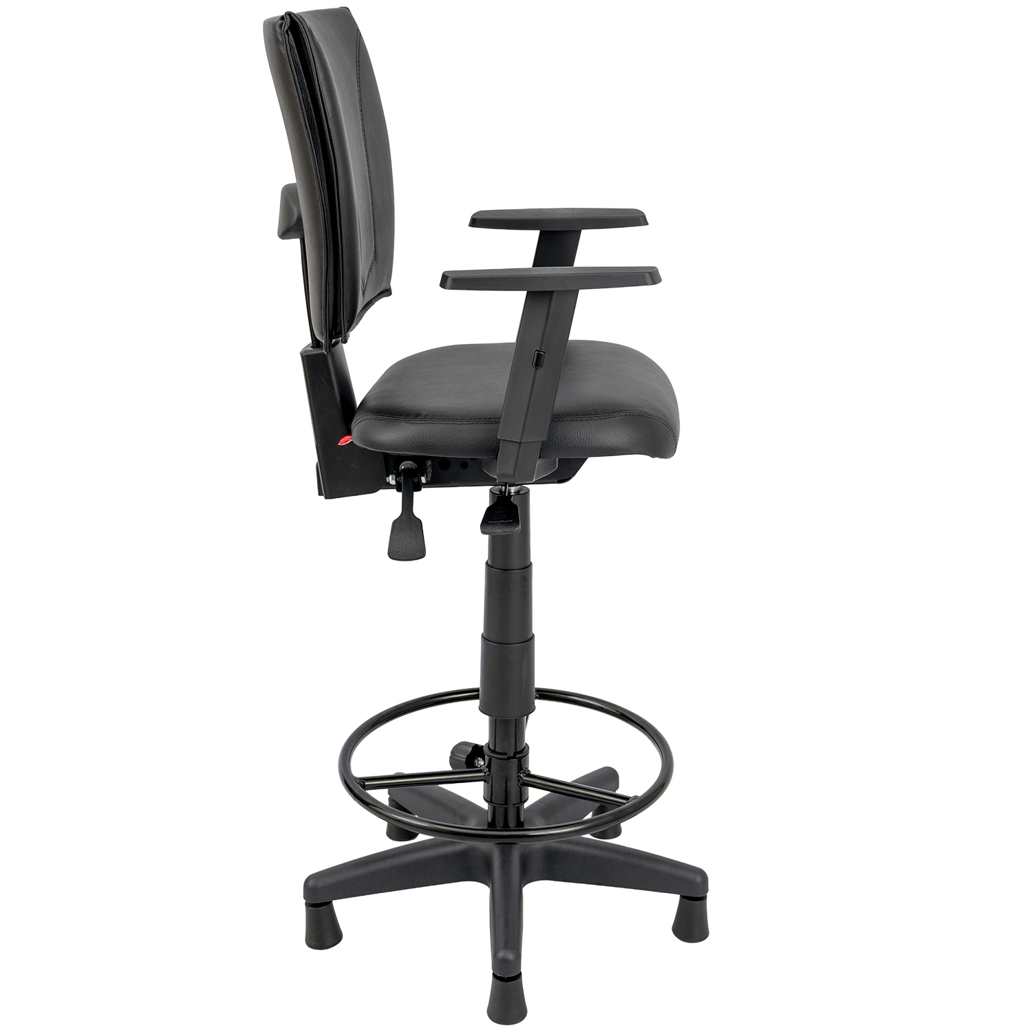 CADEIRA B-ONE COSTURADA BASE CAIXA C/ BACK-SYSTEM E SAPATA FIXA BRAÇO DIGITADOR SIX - Imagem 2