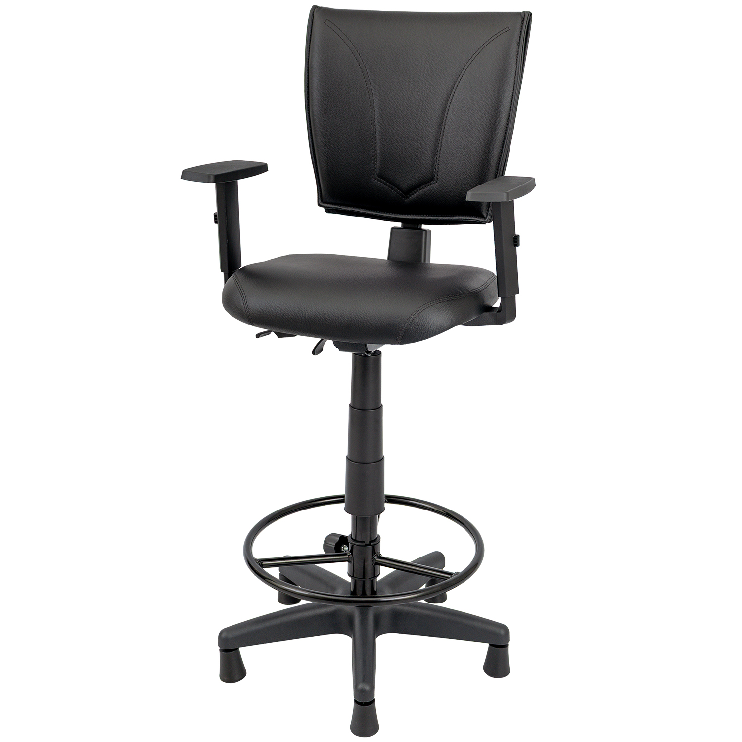 CADEIRA B-ONE COSTURADA BASE CAIXA C/ BACK-SYSTEM E SAPATA FIXA BRAÇO DIGITADOR SIX - Imagem 7