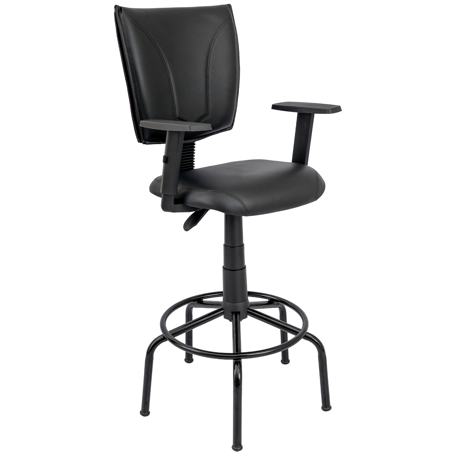 CADEIRA B-ONE COSTURADA BASE CAIXA ARANHA BRAÇO DIGITADOR SIX