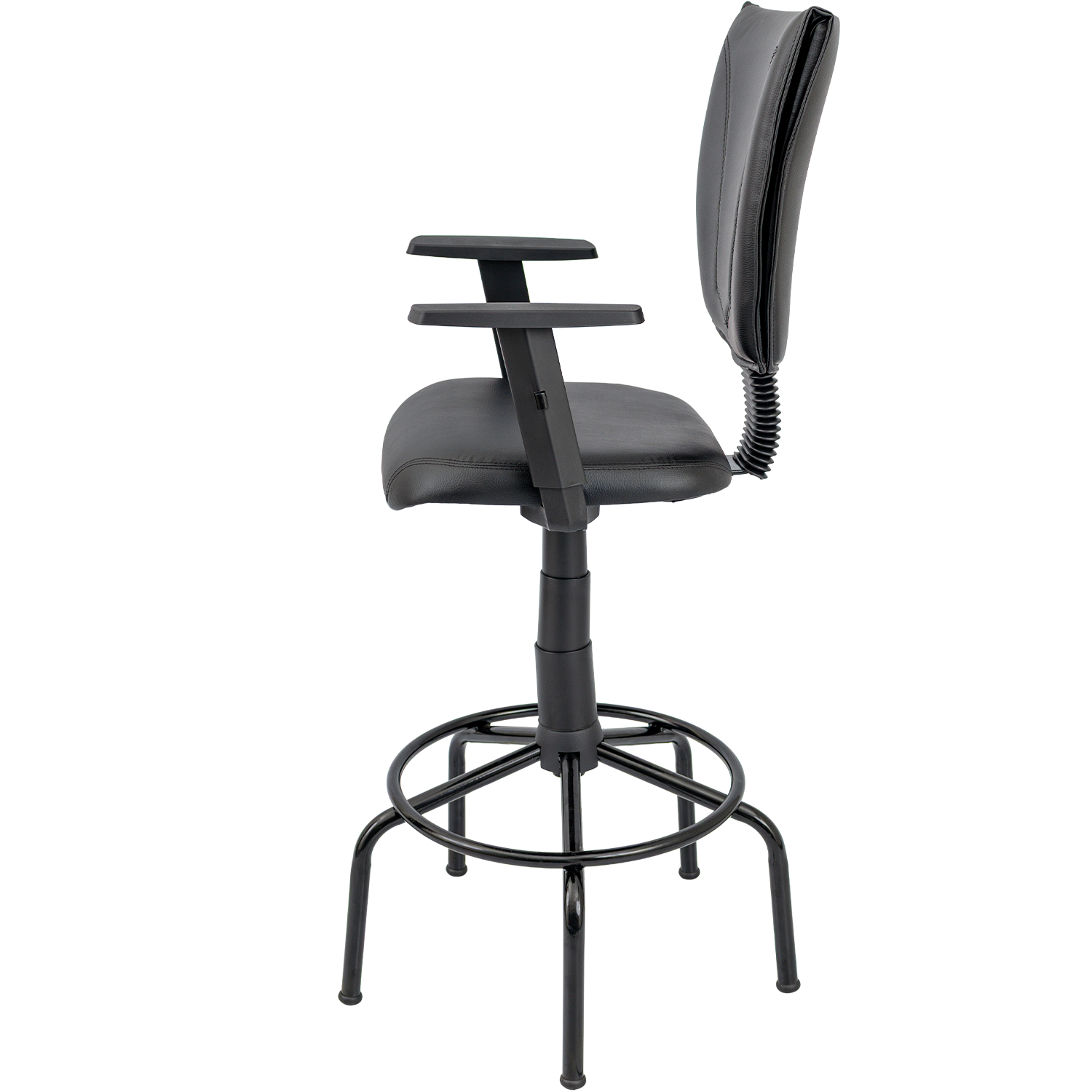 CADEIRA B-ONE COSTURADA BASE CAIXA ARANHA BRAÇO DIGITADOR SIX - Imagem 6