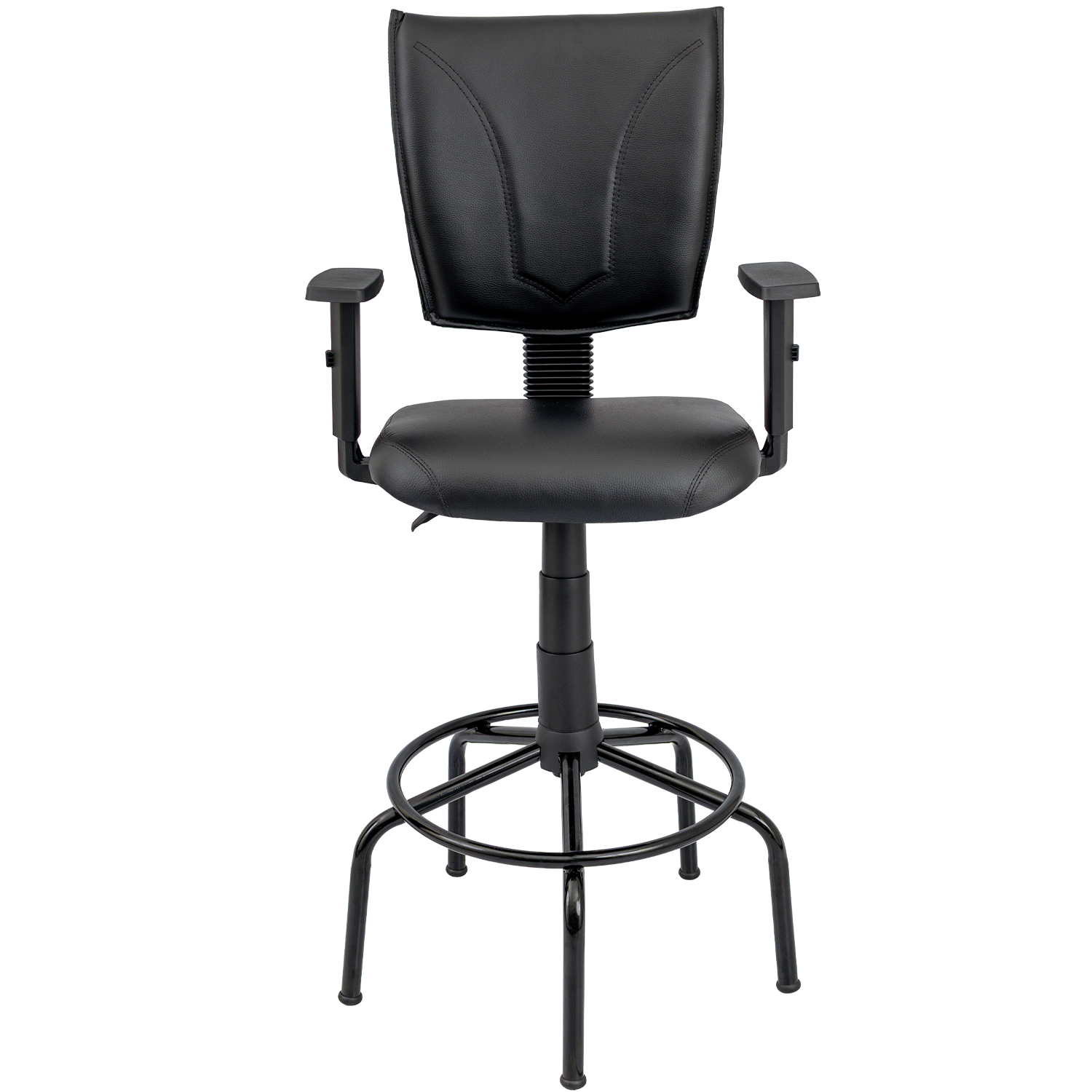 CADEIRA B-ONE COSTURADA BASE CAIXA ARANHA BRAÇO DIGITADOR SIX - Imagem 8