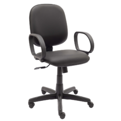 CADEIRA DIRETOR LISA BASE C/ RELAX RODÍZIO PP BRAÇO FIXO CORSA