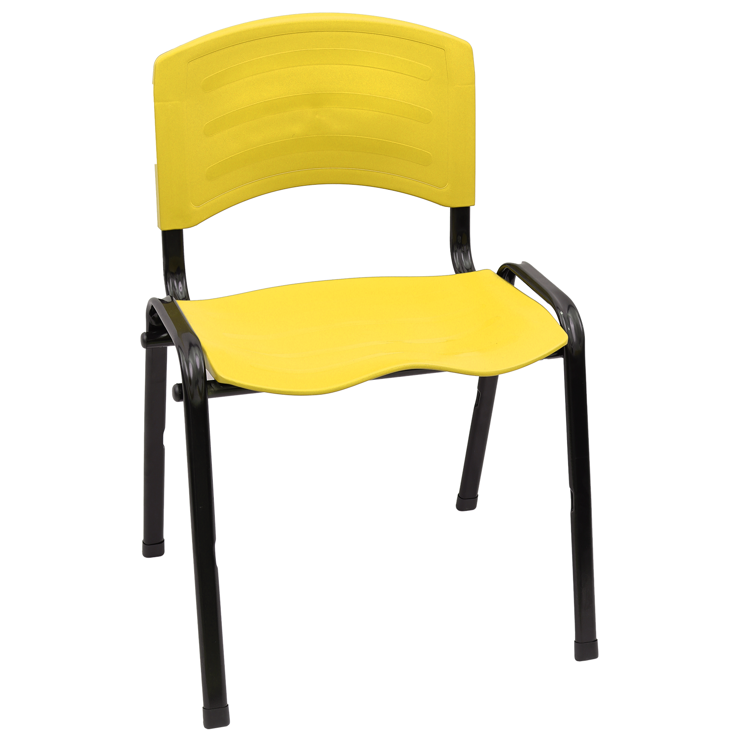 CADEIRA ERGOPLAST EMPILHÁVEL - AMARELO