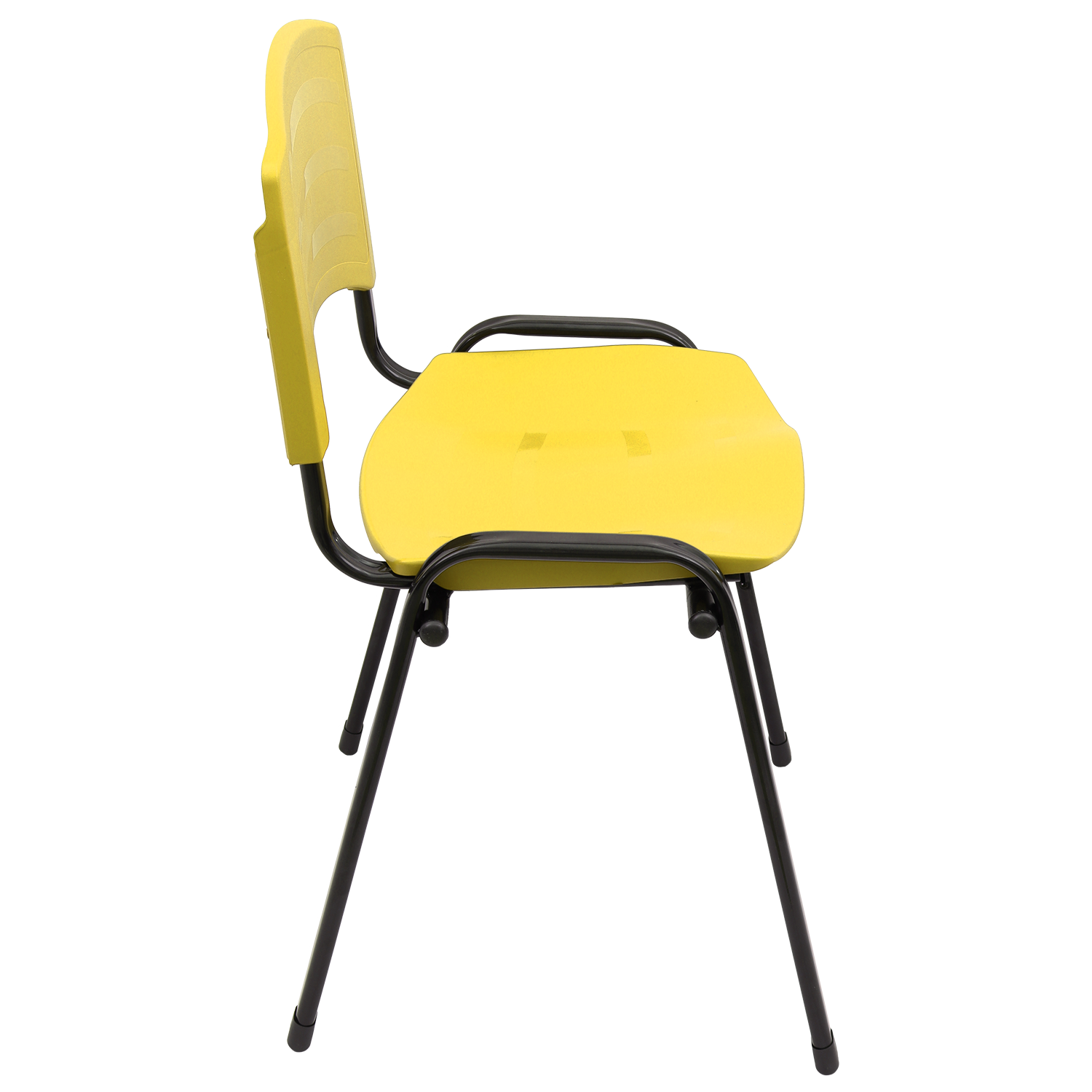 CADEIRA ERGOPLAST EMPILHÁVEL - AMARELO - Imagem 2