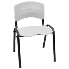 CADEIRA ERGOPLAST EMPILHÁVEL - BRANCO