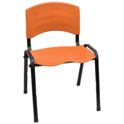 CADEIRA ERGOPLAST EMPILHÁVEL - LARANJA