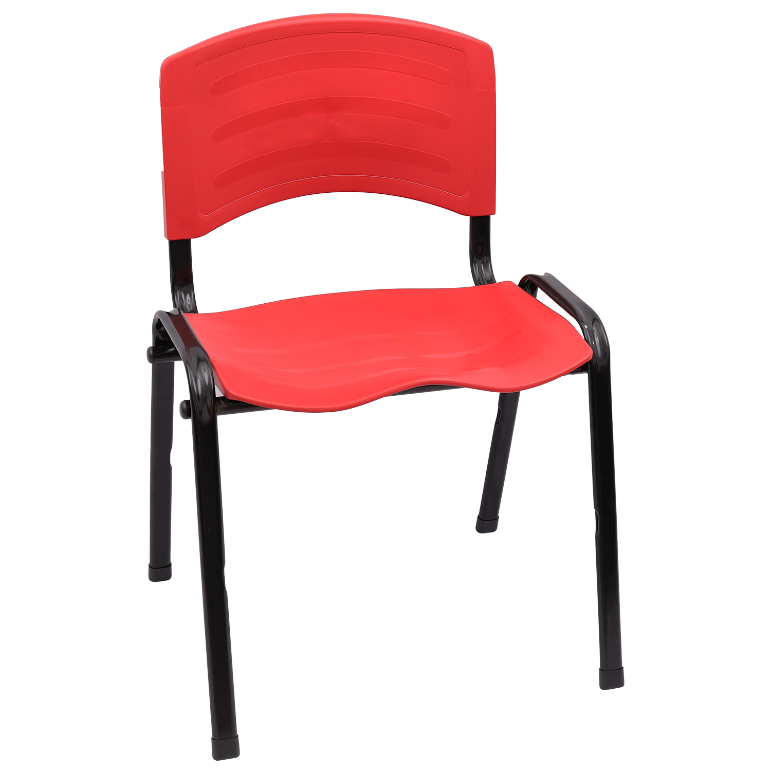 CADEIRA ERGOPLAST EMPILHÁVEL - VERMELHO