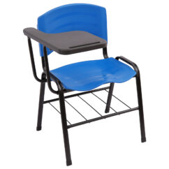 CADEIRA ERGOPLAST UNIVERSITÁRIA - DESTRO - PRANCHETA PLÁSTICA - AZUL