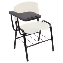 CADEIRA ERGOPLAST UNIVERSITÁRIA - DESTRO - PRANCHETA PLÁSTICA - BRANCO