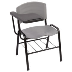 CADEIRA ERGOPLAST UNIVERSITÁRIA - DESTRO - PRANCHETA PLÁSTICA - CINZA