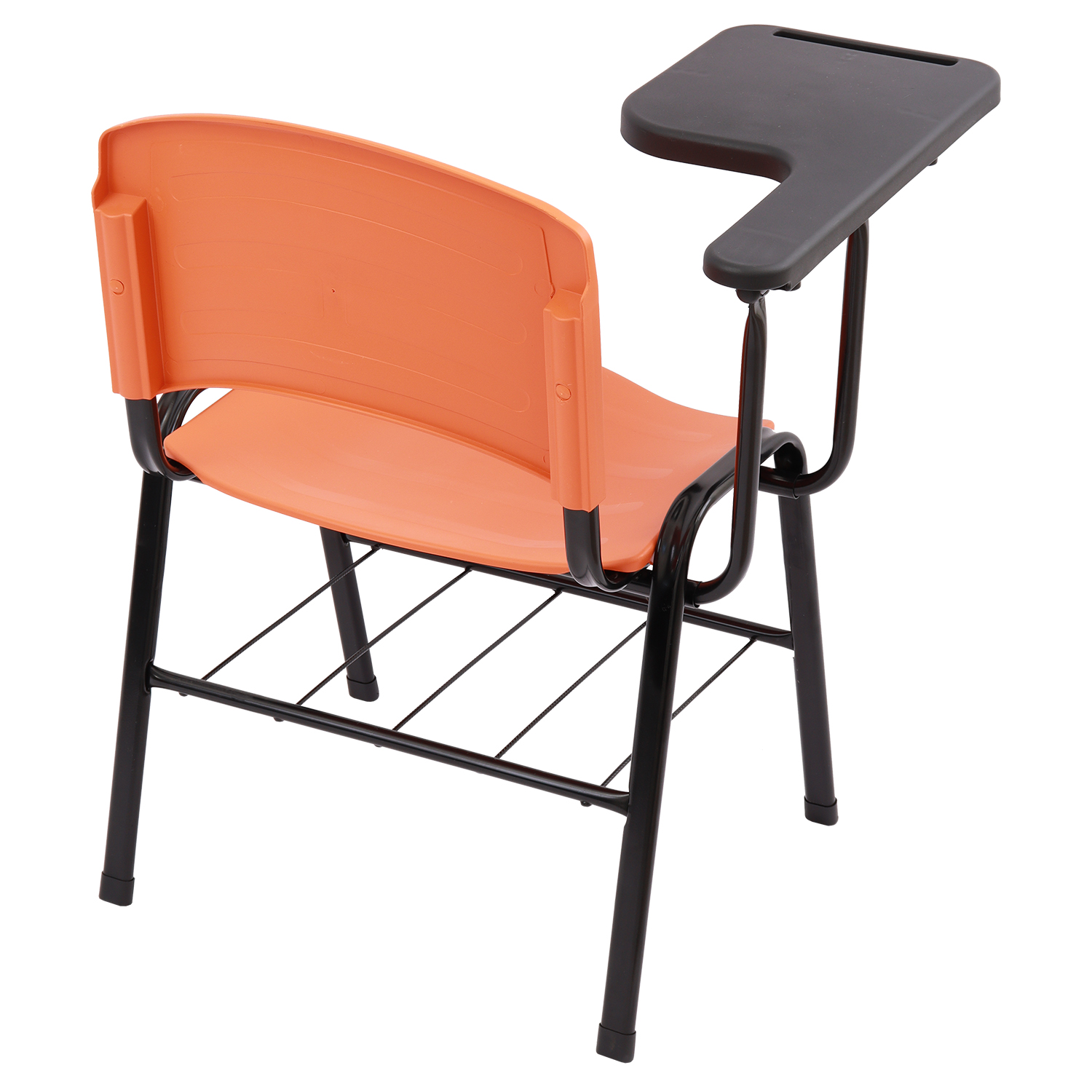CADEIRA ERGOPLAST UNIVERSITÁRIA - DESTRO - PRANCHETA PLÁSTICA - LARANJA - Imagem 3