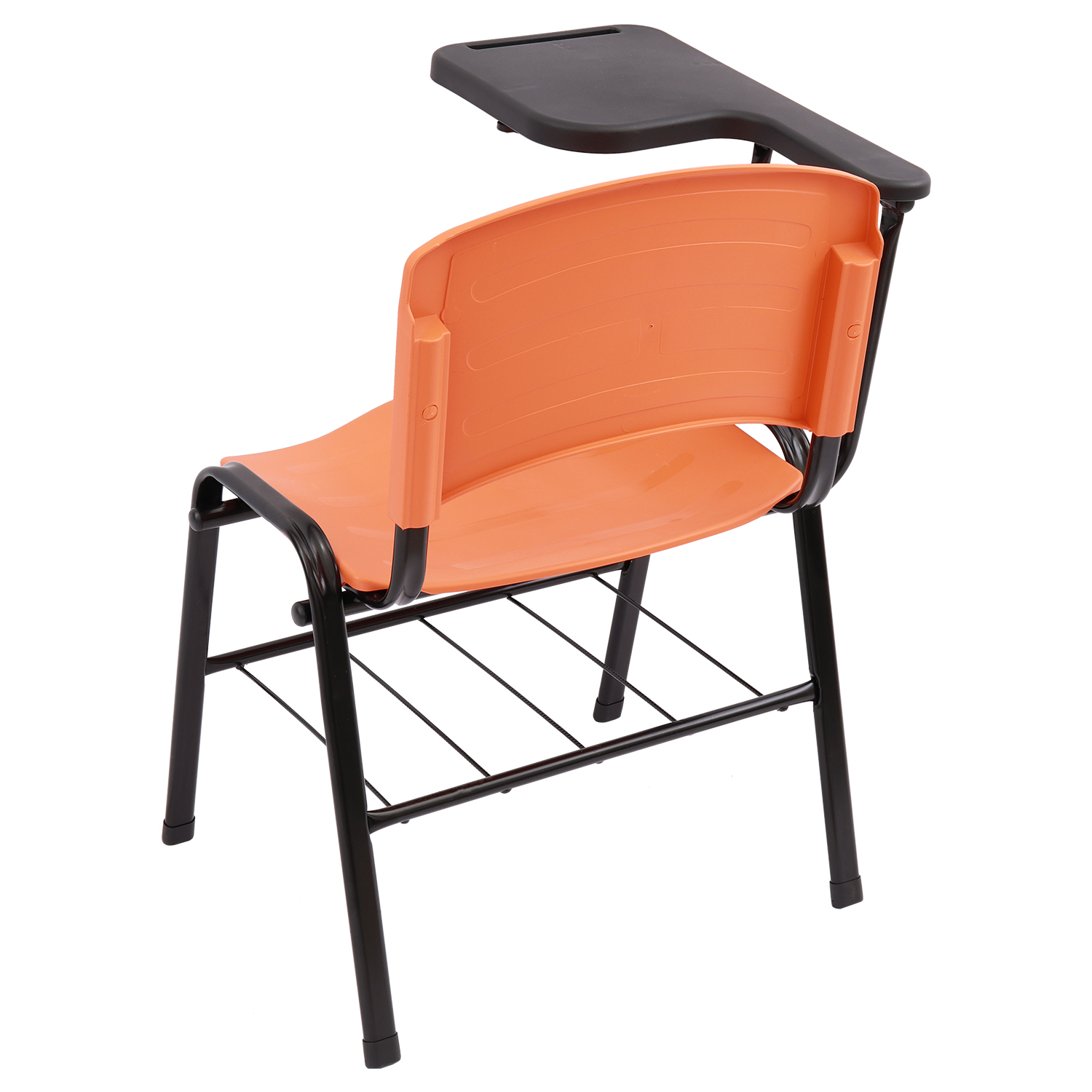 CADEIRA ERGOPLAST UNIVERSITÁRIA - DESTRO - PRANCHETA PLÁSTICA - LARANJA - Imagem 5