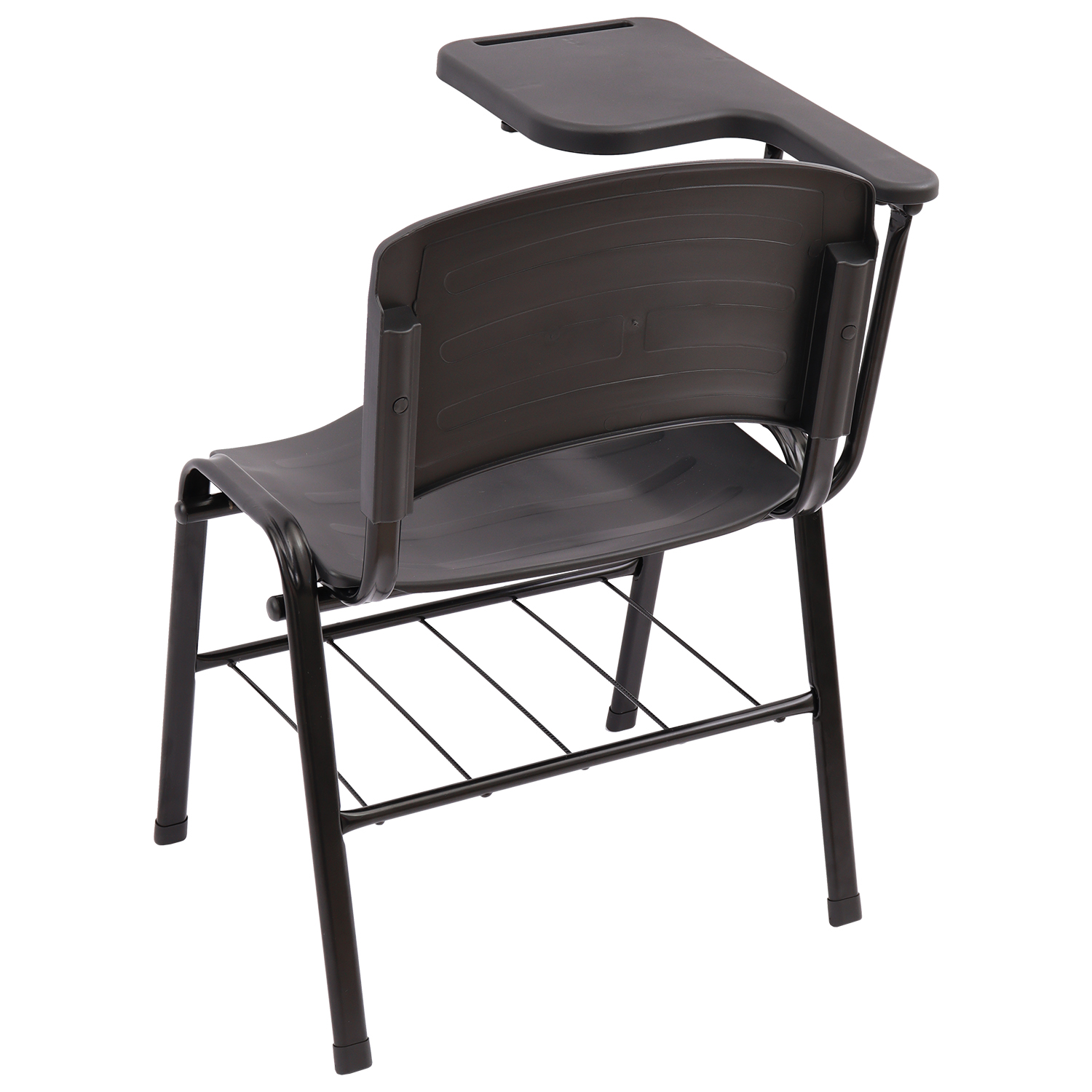 CADEIRA ERGOPLAST UNIVERSITÁRIA - DESTRO - PRANCHETA PLÁSTICA - PRETO - Imagem 5