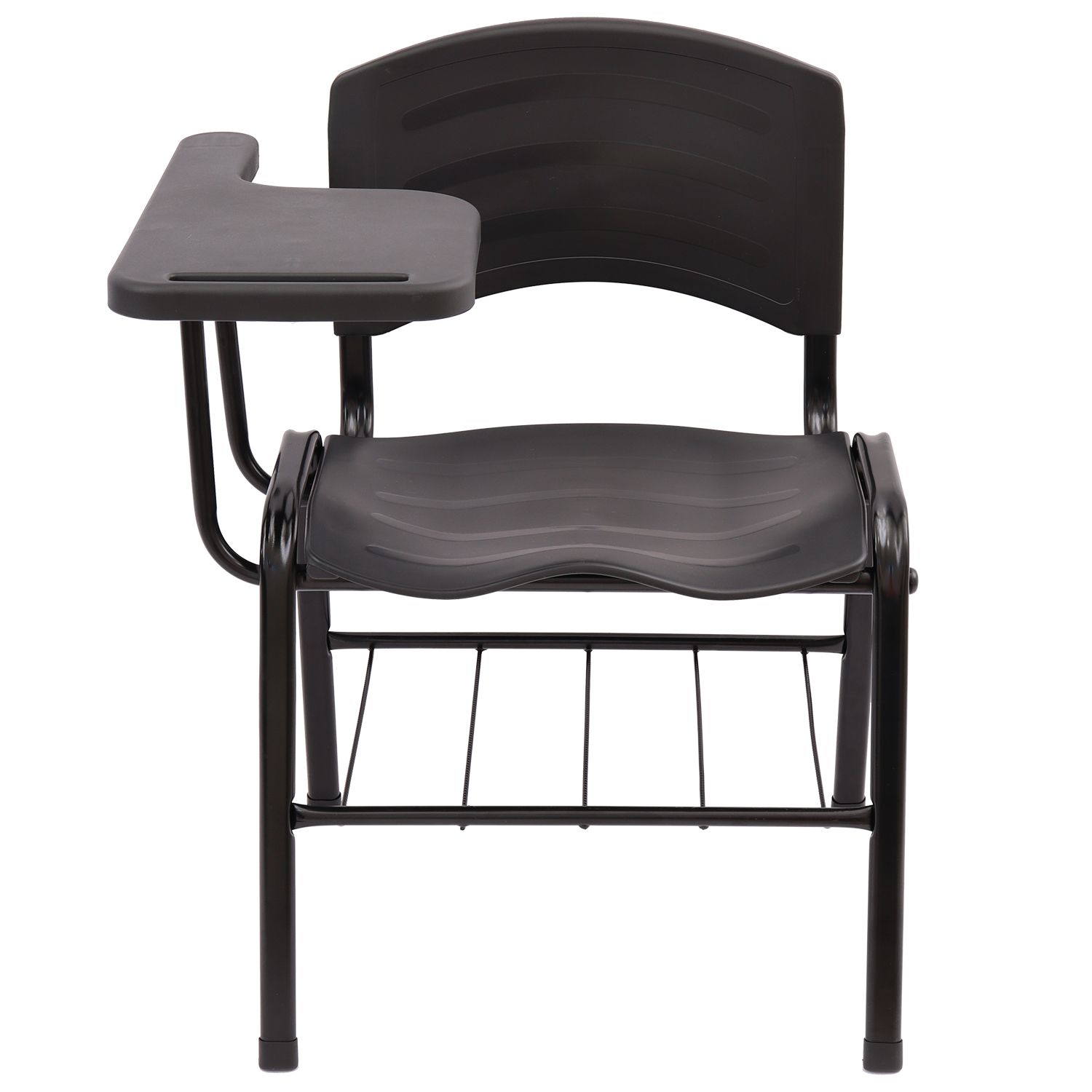 CADEIRA ERGOPLAST UNIVERSITÁRIA - DESTRO - PRANCHETA PLÁSTICA - PRETO - Imagem 8