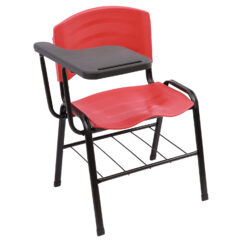 CADEIRA ERGOPLAST UNIVERSITÁRIA - DESTRO - PRANCHETA PLÁSTICA - VERMELHO