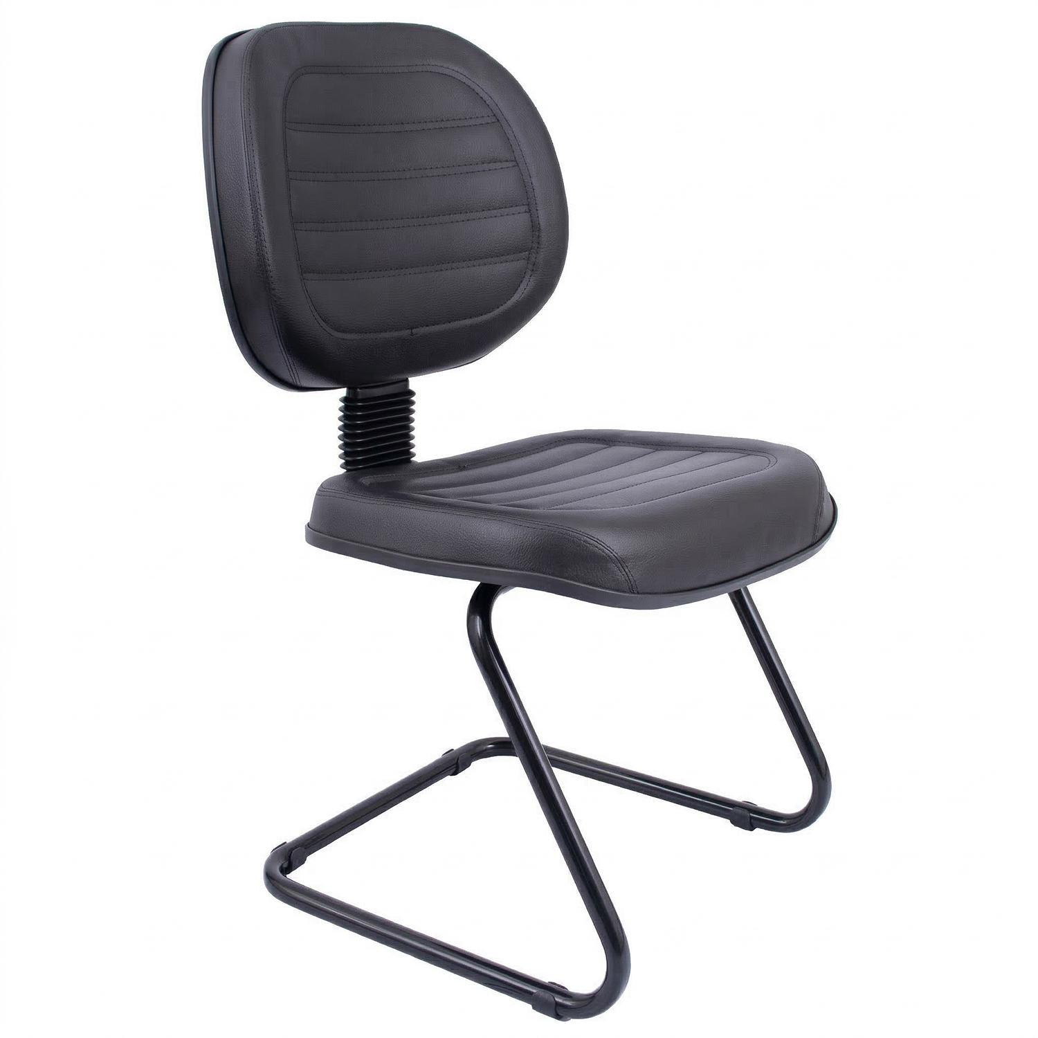 CADEIRA EXECUTIVA COSTURADA BASE EM "S" SEM BRAÇO