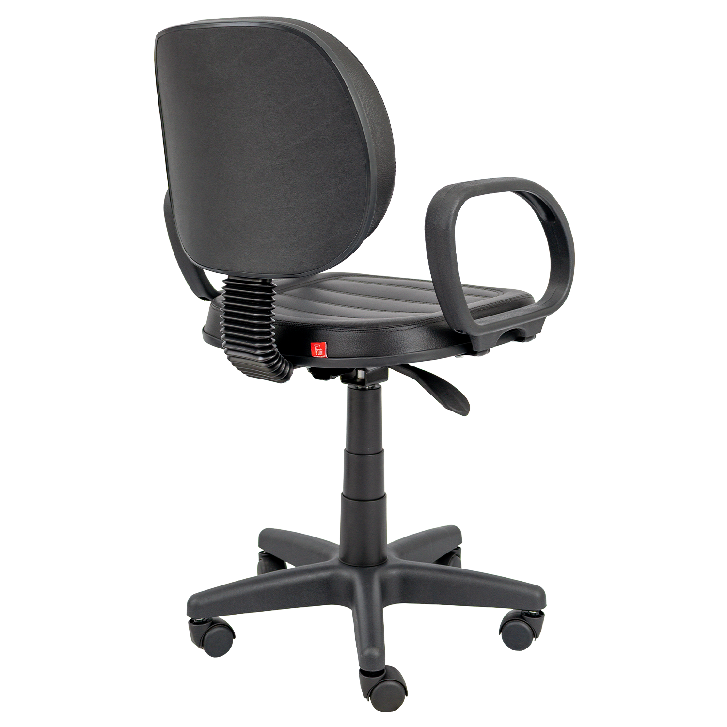 CADEIRA EXECUTIVA COSTURADA BASE GIRATÓRIA RODÍZIO PP BRAÇO FIXO CORSA - Imagem 3