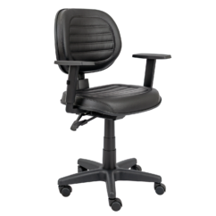 CADEIRA EXECUTIVA COSTURADA BASE BACK-SYSTEM RODIZIO PP BRAÇO DIGITADOR SIX