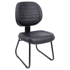 CADEIRA EXECUTIVA COSTURADA BASE TRAPÉZIO SEM BRAÇO