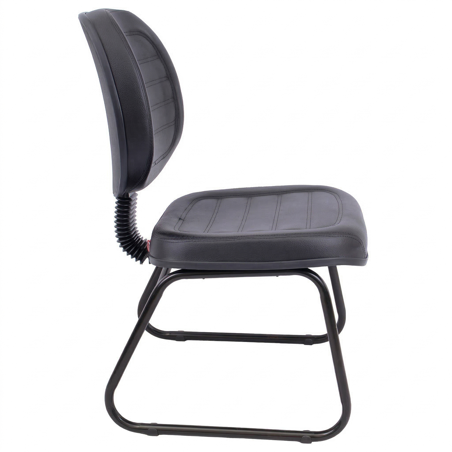 CADEIRA EXECUTIVA COSTURADA BASE TRAPÉZIO SEM BRAÇO - Imagem 2