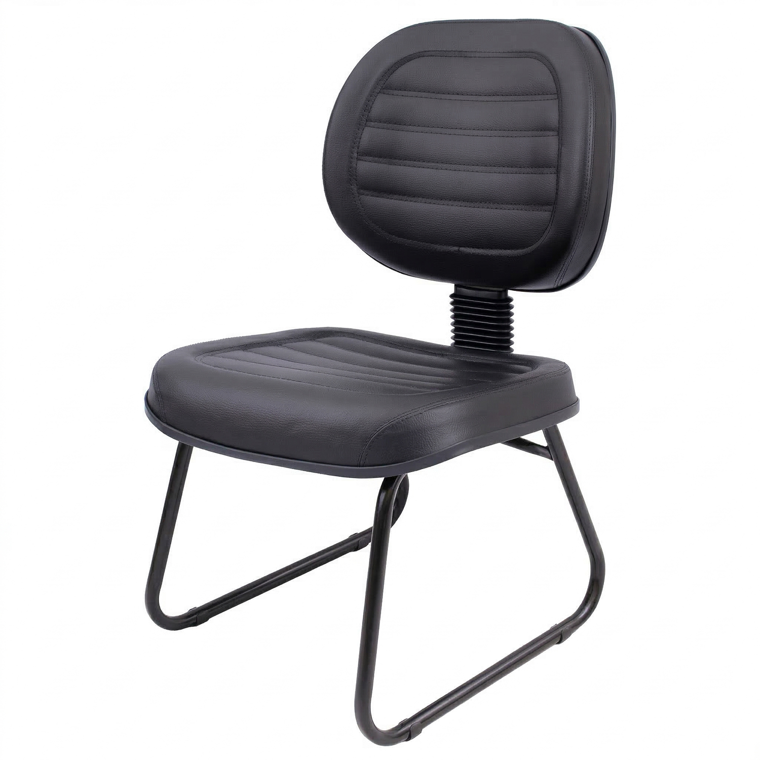 CADEIRA EXECUTIVA COSTURADA BASE TRAPÉZIO SEM BRAÇO - Imagem 7