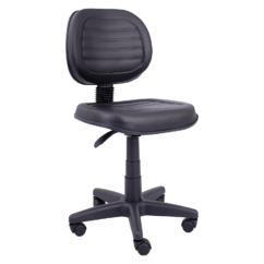 CADEIRA EXECUTIVA COSTURADA BASE GIRATÓRIA RODÍZIO PP SEM BRAÇO