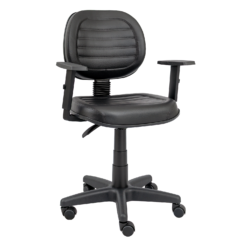 CADEIRA EXECUTIVA COSTURADA BASE GIRATÓRIA RODÍZIO PP BRAÇO DIGITADOR SIX