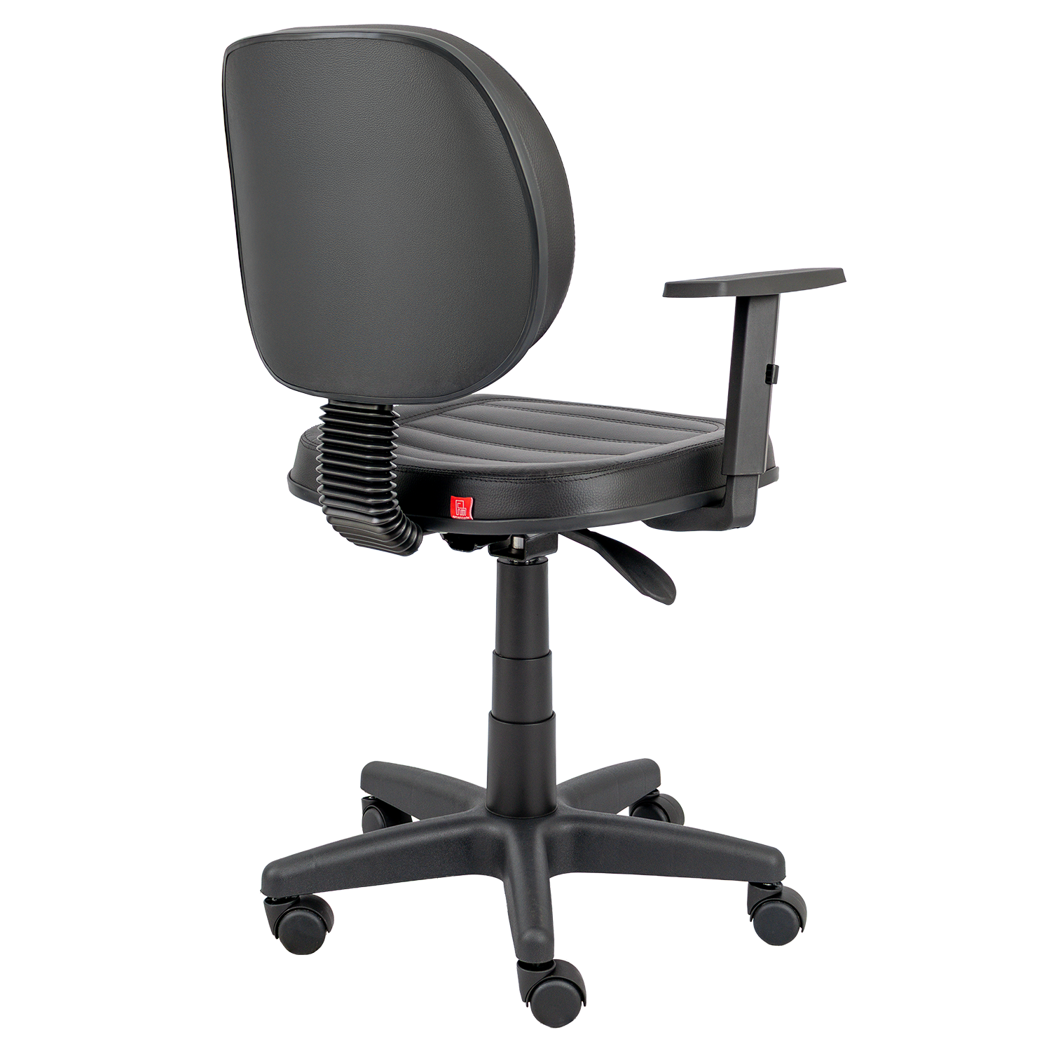 CADEIRA EXECUTIVA COSTURADA BASE GIRATÓRIA RODÍZIO PP BRAÇO DIGITADOR SIX - Imagem 3