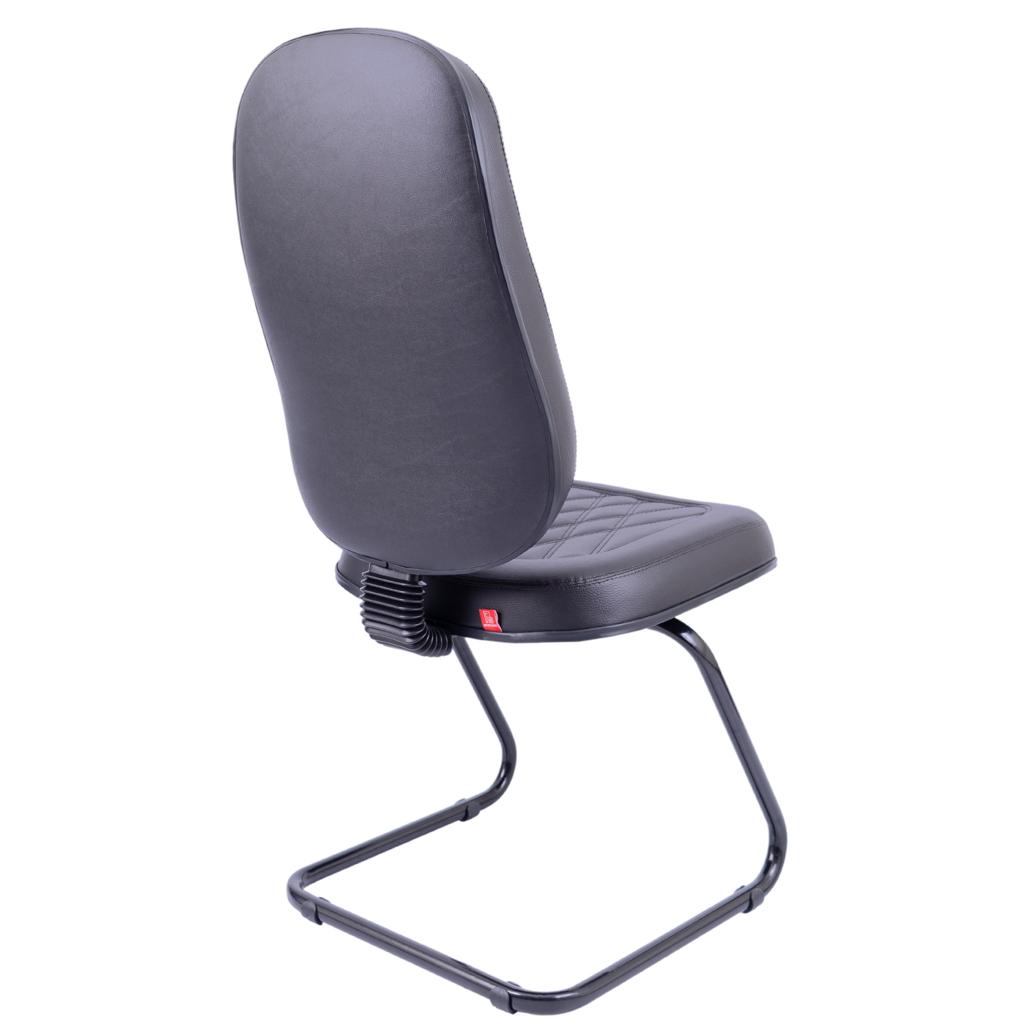 CADEIRA PRESIDENTE BAIXA COSTURADA BASE EM “S” SEM BRAÇO - Imagem 3