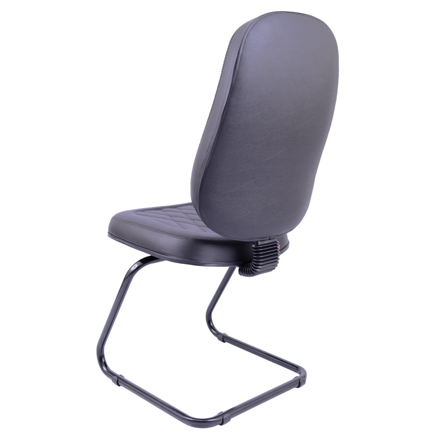 CADEIRA PRESIDENTE BAIXA COSTURADA BASE EM “S” SEM BRAÇO - Imagem 5