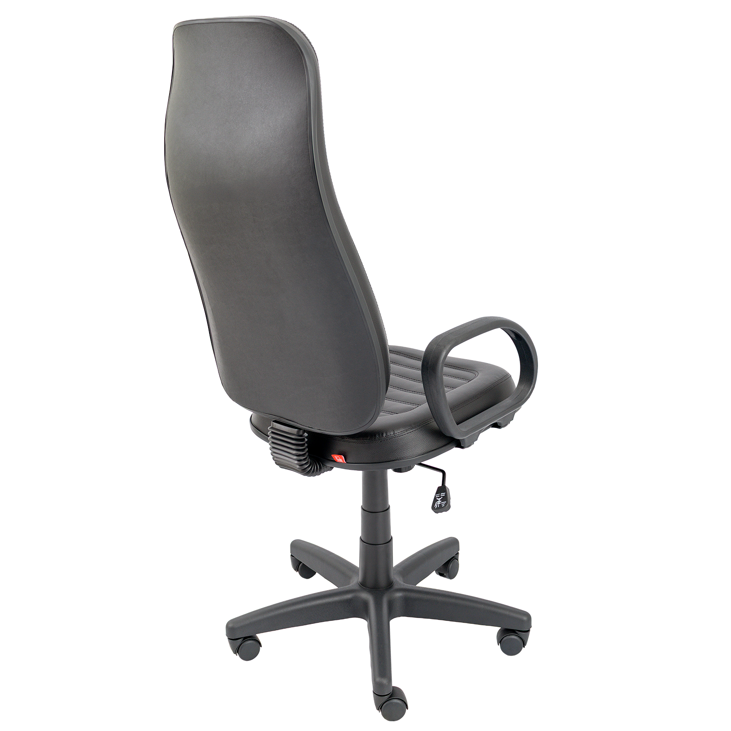 CADEIRA PRESIDENTE ALTA COSTURADA BASE C/ RELAX RODÍZIO PP BRAÇO FIXO CORSA - Imagem 3